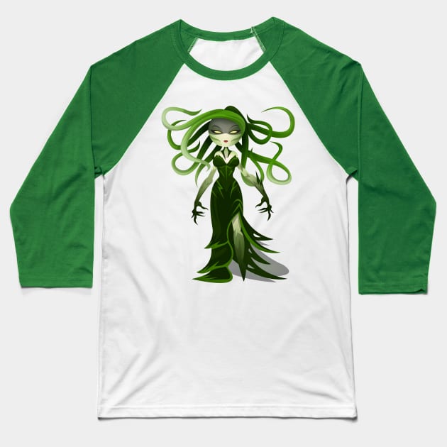 Golgari Queen Baseball T-Shirt by Firebluegraphics